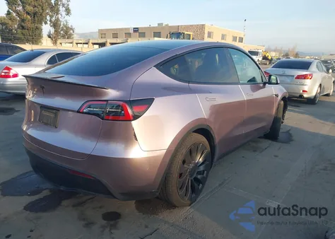 2021 Tesla Model Y Performance Dual Motor All-Wheel Drive from USA, damaged, VIN 5YJYGDEF6MF252278